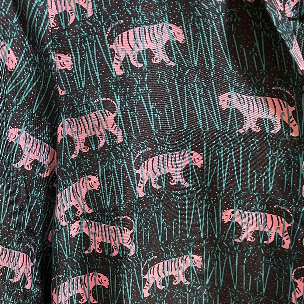 J. Crew Collections Silk Tiger Print Blouse